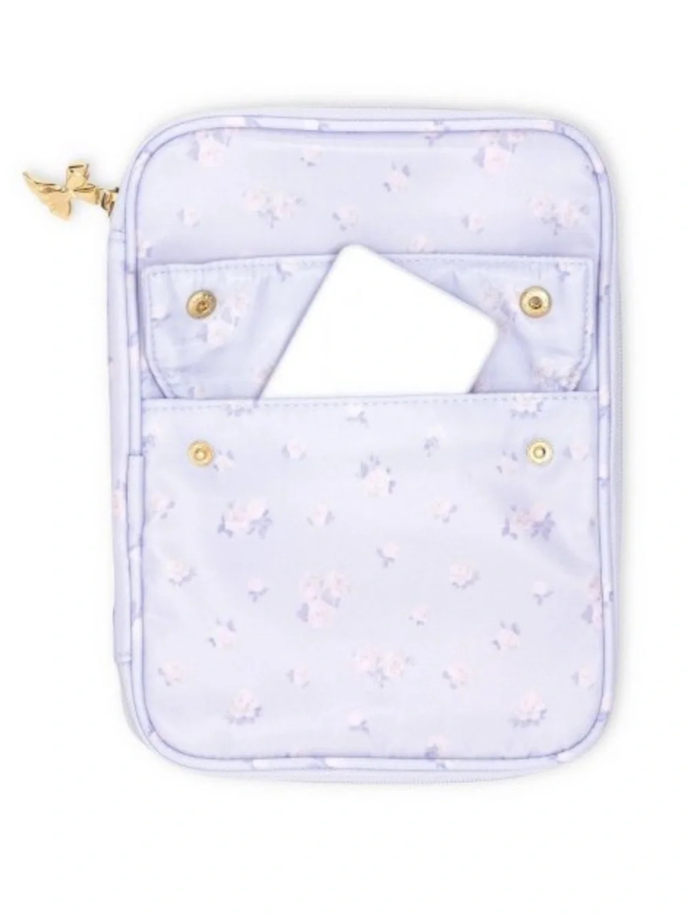 NWT LoveShackFancy x Target- Yoobi Everblooming Rosettes Tech Organizer Blue